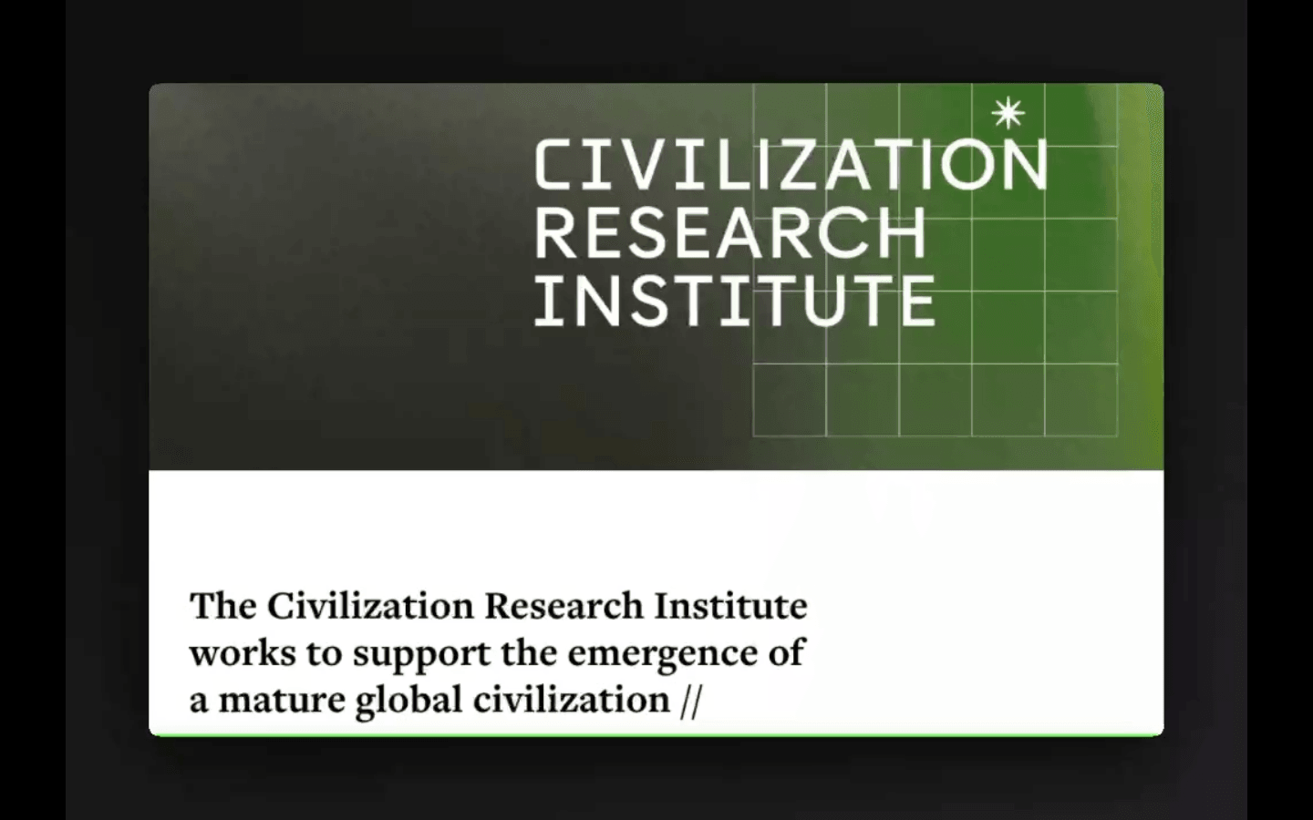 Civilization Research Institute